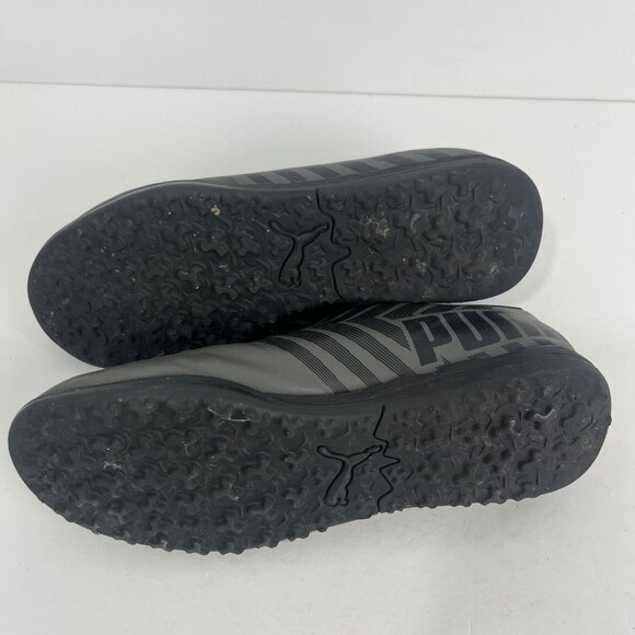 Puma Kids Activewear Sneakers Size 4 EU 35.5 Black Gray Lace Up Low Top - Picture 6 of 6